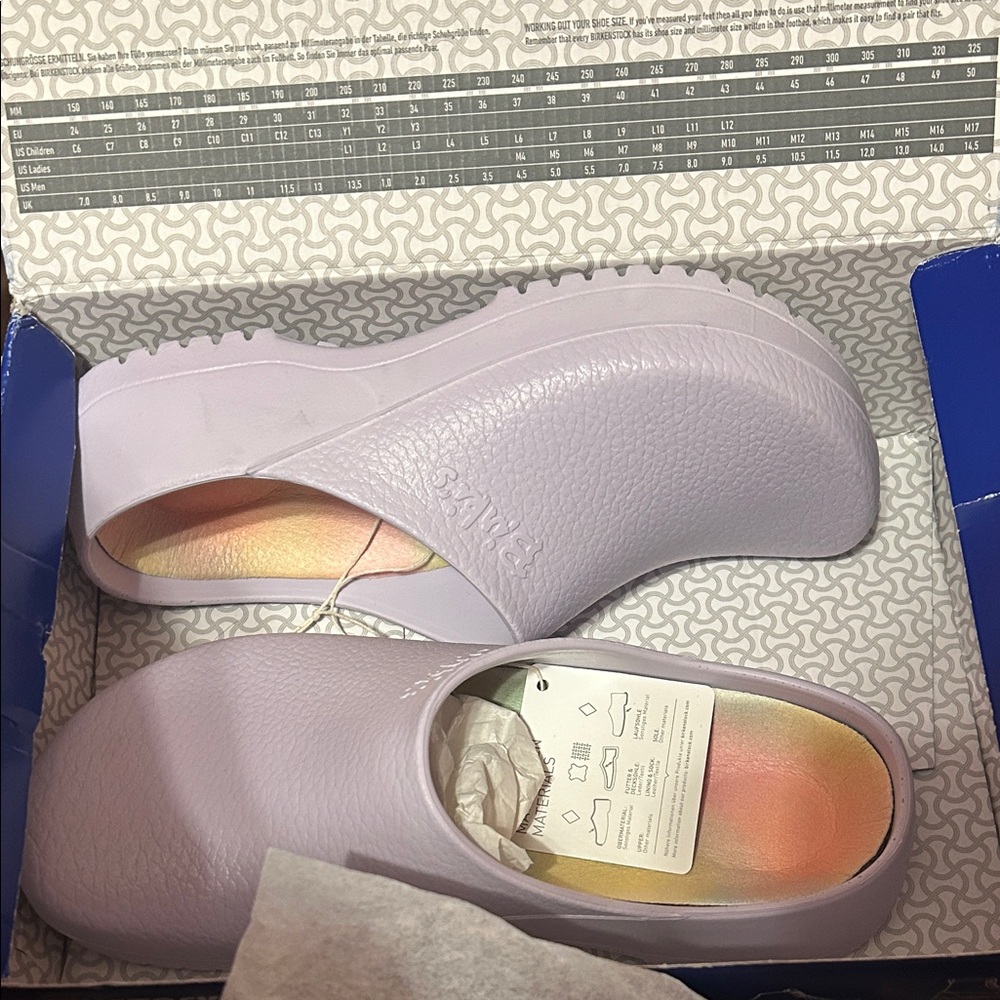 Birkenstock super-birki women’s clogs in lavender